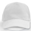 Heavy Brushed Cotton Cap 5 Panels White