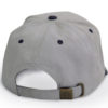 Heavy Brushed Cotton Cap 5 Panels Grey Navy Blue