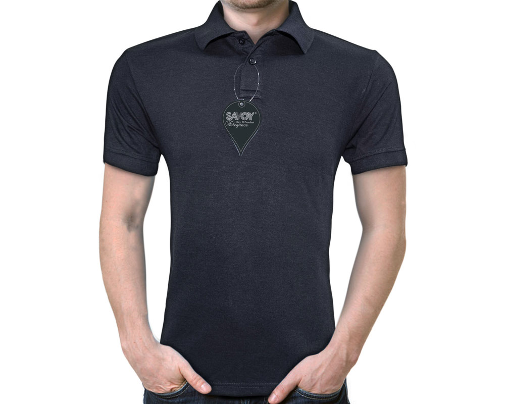 Savoy Elegance Dry N Comfort Polo Shirt - Black