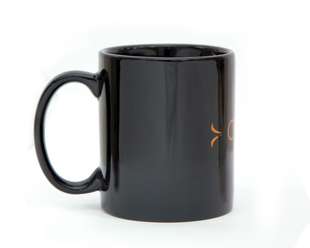 Coffee Mug Ceramic Black with Logo Printing