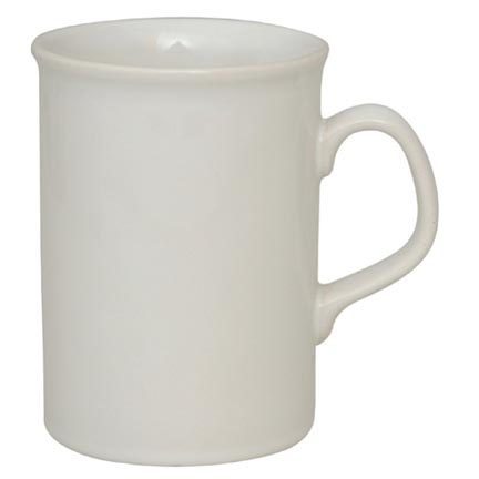 Coffee Mug Ceramic Berliner White Tall-227