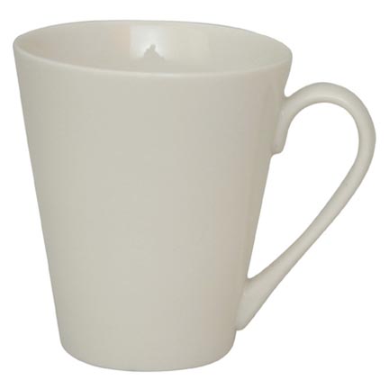 Coffee Mug Ceramic Conical White -232