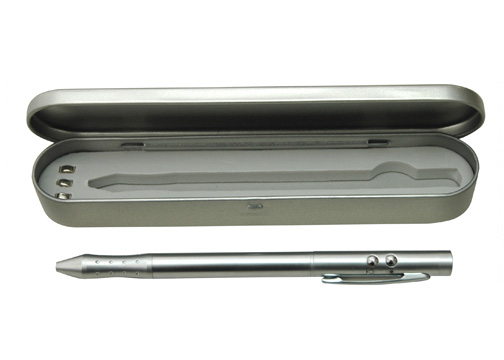 Laser Pen 4 in 1 Silver color-553