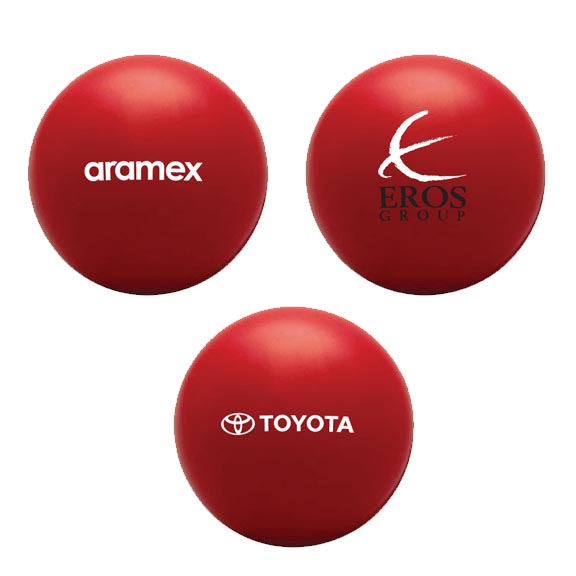 PU Stress Ball Round Shape Red Color-84