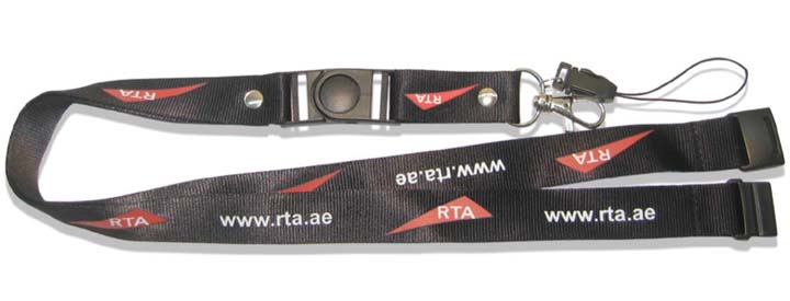 Lanyard - Single Layer With Button Lock-0