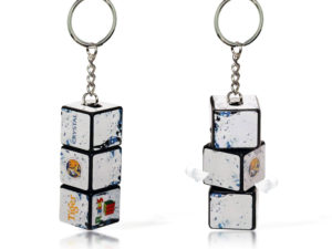 Rubik's Cube Keyring with Full Color Printing