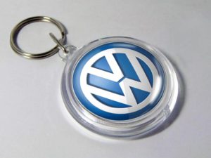 Acrylic Round Shape Keychain with Logo
