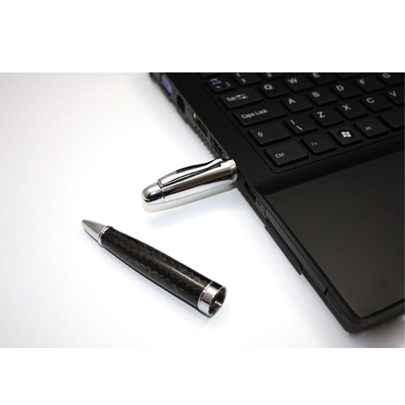 Carbon Fiber Pen USB Flash Drive-0