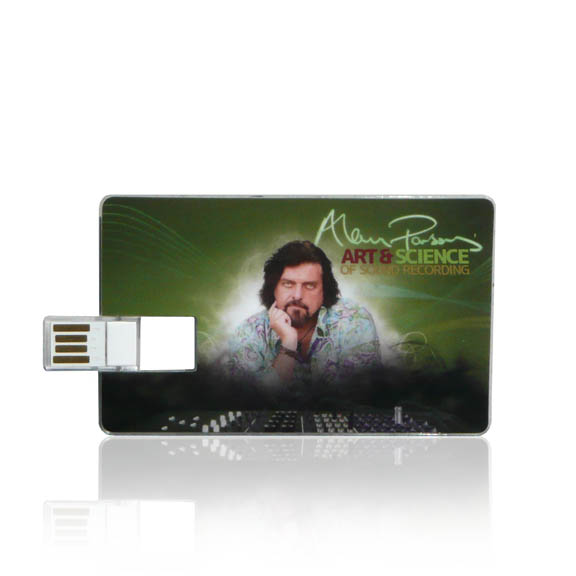 Credit Card Shape USB Flash Drive with Logo Printing