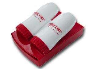 Double inhaler shape pop-up memo dispenser-0