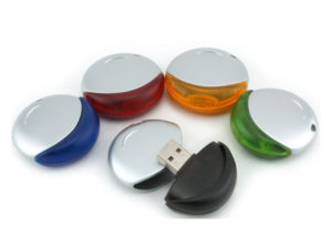 Mini Round Shape USB Flash Drive-0