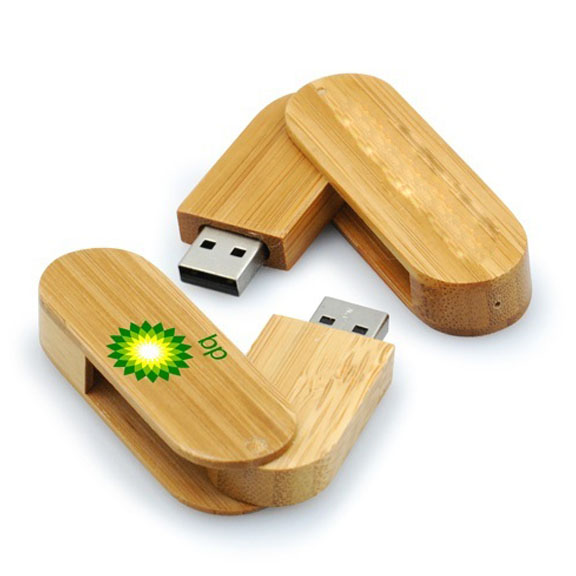 Wooden Twisted USB Flash Drive-0