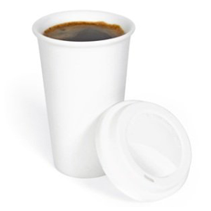 Double Wall Ceramic Cup/Tumbler/Mug with Silicon Lid