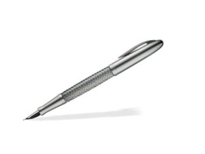 Porsche Design Texflex Fountain Pen Steel Silver-0