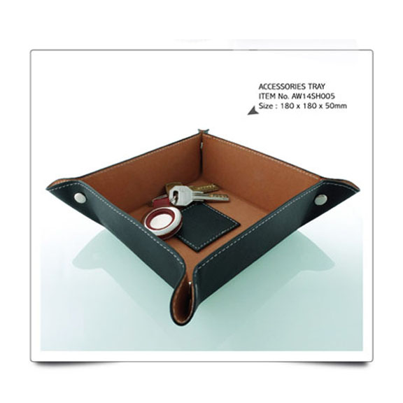 Accessories Tray Pu Leather