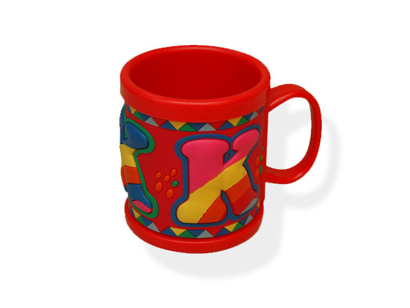 Coffee Mug Plastic Red