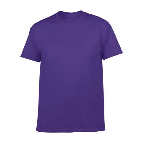 Round Neck T-Shirt-Purple