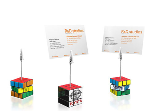 Rubiks Cube Memo holder Clip
