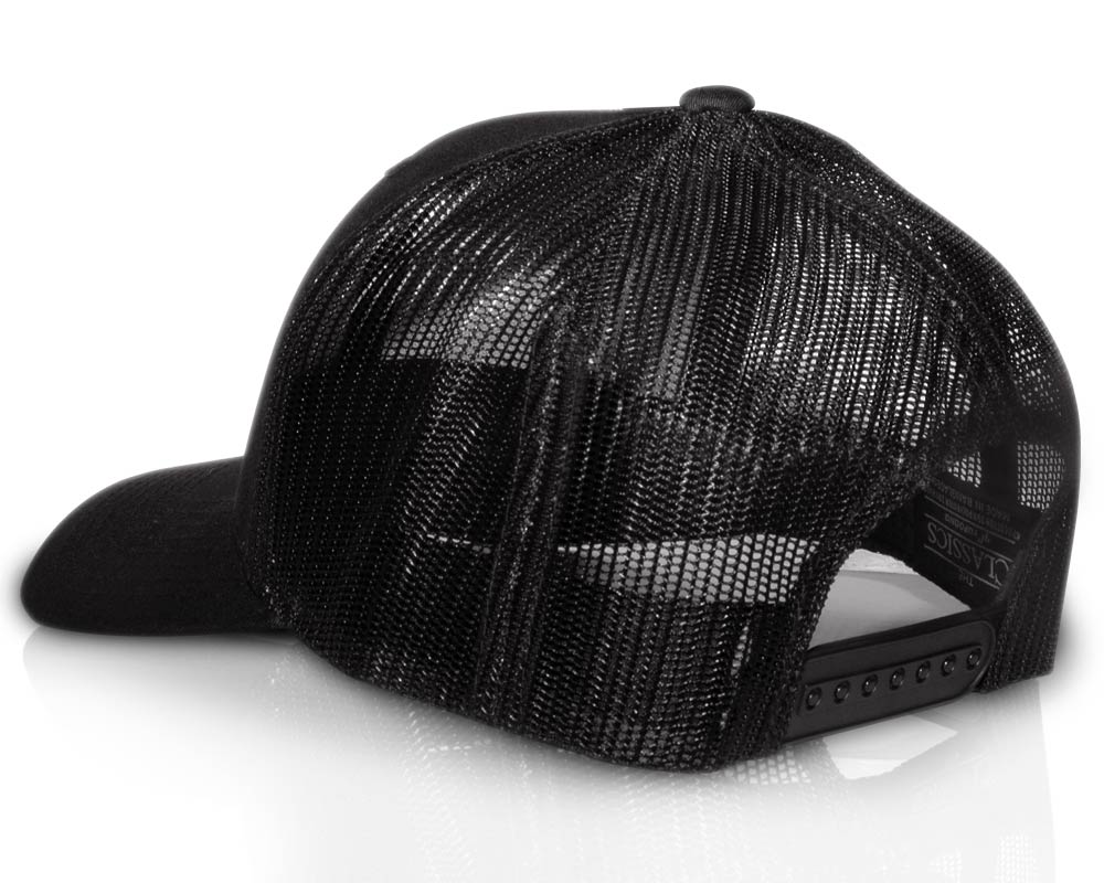 Snap Back Cap 6 Panel with Mesh Back