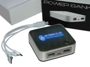 illuminated Power Bank LED Display with Dual USB Port
