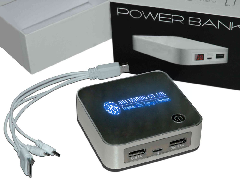 illuminated Power Bank LED Display with Dual USB Port