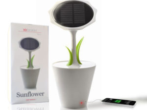 XD Design Solar Sunflower Charger Power bank Eco Friedly