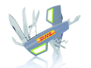 XD Design Tovo Multi function Pocket Knife Grey & Green with Logo Printing