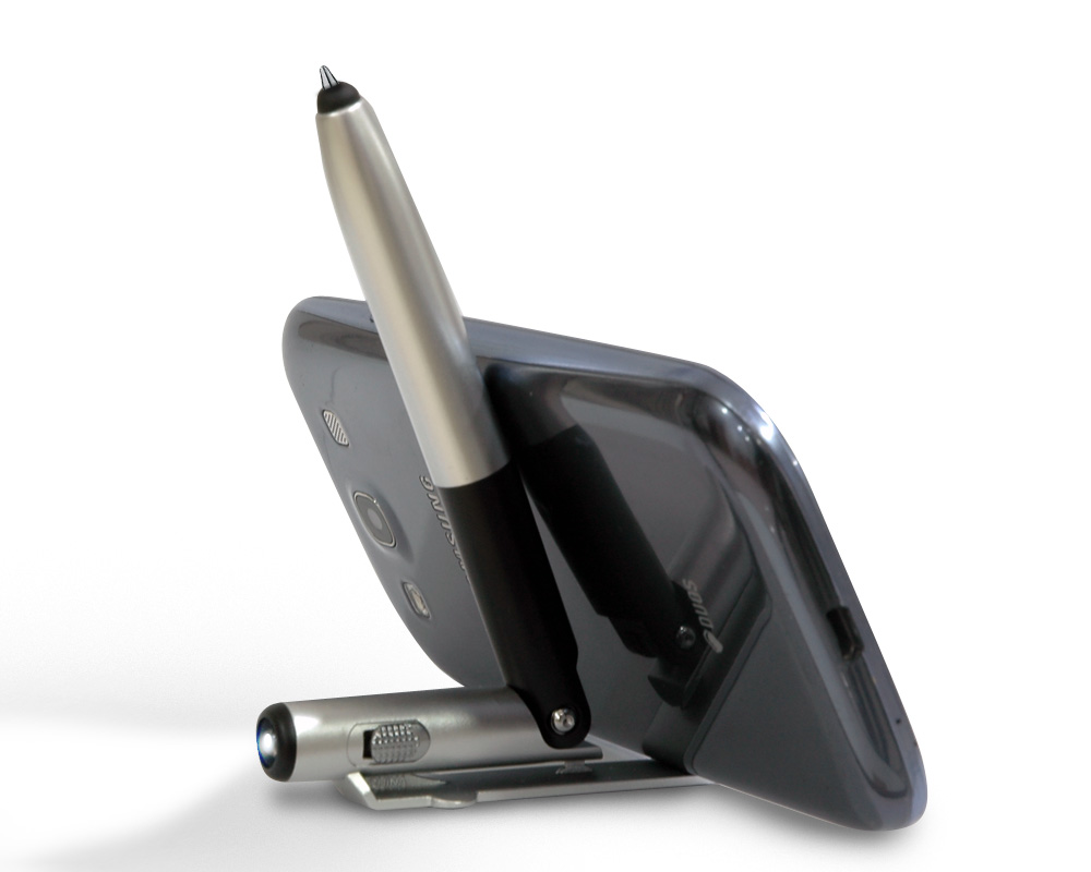 Stylus Pen with Phone Stand & LED Light