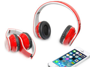 Mobile Headphone Red Color with Stereo Sound