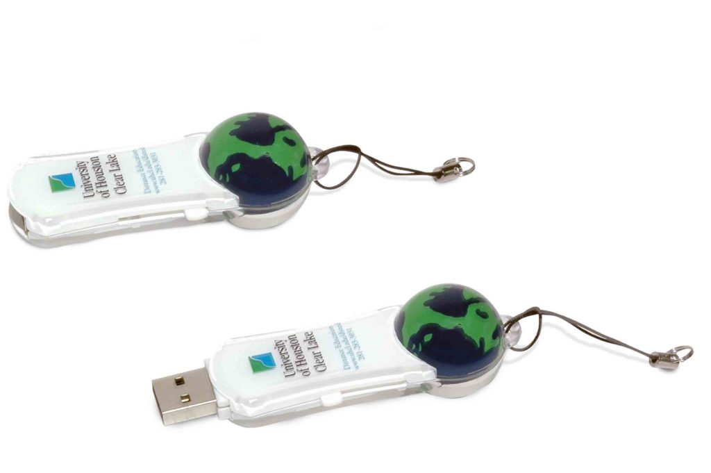 Customized Liquid Crystal Earth Ball USB Flash Drive