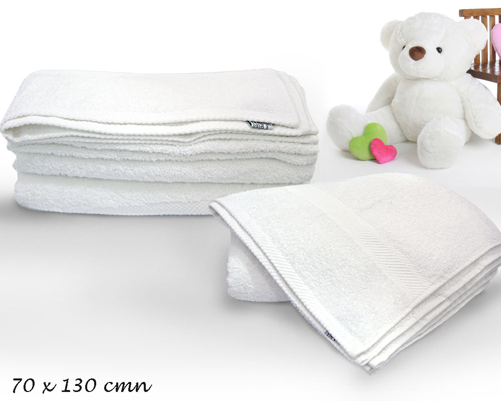 Bath Soft Towel White Color