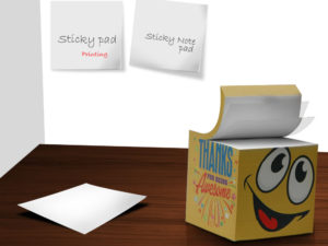 Custom Sticky Note pad with Printing