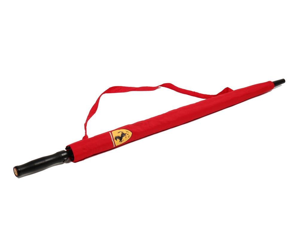 Red Golf Umbrella Ferrari Closed