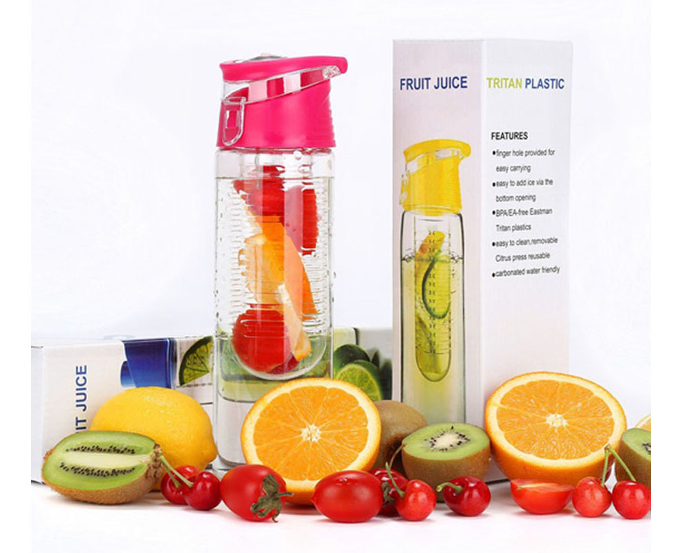 Water Bottle with Fruit Infuser-0